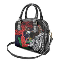American Samoa Bald Eagle Personalized Shoulder Handbag Samoa Muamua Le Atua