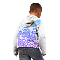 Polynesian Kid Hoodie Tribal Tattoo Gradient 04 Screen Color LT9 - Polynesian Pride