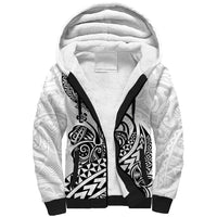 Polynesian Sherpa Hoodie Tribal Tattoo Black Screen Color LT9 Unisex Black - Polynesian Pride