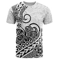 Polynesian T Shirt Tribal Tattoo Black Screen Color LT9 Black - Polynesian Pride