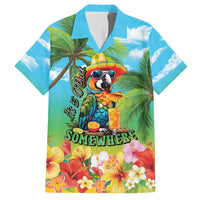 Always 5 O'clock Family Matching Long Sleeve Bodycon Dress and Hawaiian Shirt Hawaiian Tropical Parrot - Polynesian Pride