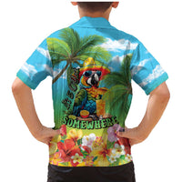 Always 5 O'clock Family Matching Mermaid Dress and Hawaiian Shirt Hawaiian Tropical Parrot - Polynesian Pride