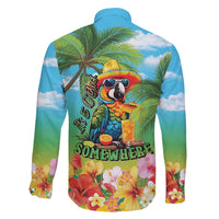 Always 5 O'clock Family Matching Off Shoulder Short Dress and Hawaiian Shirt Hawaiian Tropical Parrot - Polynesian Pride