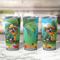 Always 5 O'clock Tumbler Cup Hawaiian Tropical Parrot - Polynesian Pride