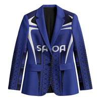 2026 Rugby Nations Series Custom Manu Samoa Blazer LT9 Unisex Blue - Polynesian Pride