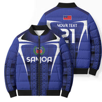 2026 Rugby Nations Series Custom Manu Samoa Bomber Puffer Jacket LT9 - Polynesian Pride