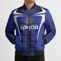 2026 Rugby Nations Series Custom Manu Samoa Bomber Puffer Jacket LT9 - Polynesian Pride