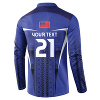 2026 Rugby Nations Series Custom Manu Samoa Button Sweatshirt LT9 - Polynesian Pride