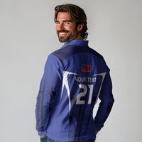 2026 Rugby Nations Series Custom Manu Samoa Long Sleeve Polo Shirt LT9 - Polynesian Pride