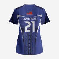 2026 Rugby Nations Series Custom Manu Samoa Scrub Top LT9 - Polynesian Pride