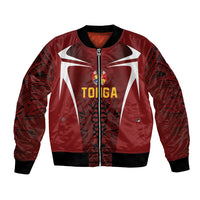 2026 Rugby Nations Series Custom Tonga Ikale Tahi Bomber Jacket LT9 Unisex Red - Polynesian Pride