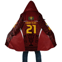 2026 Rugby Nations Series Custom Tonga Ikale Tahi Cloak LT9 Unisex Red - Polynesian Pride