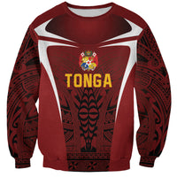 2026 Rugby Nations Series Custom Tonga Ikale Tahi Sweatshirt LT9 Unisex Red - Polynesian Pride