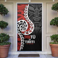 Honour The Treaty New Zealand Door Cover Toitu Te Tiriti Ake Ake Ake - Polynesian Pride