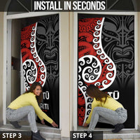 Honour The Treaty New Zealand Door Cover Toitu Te Tiriti Ake Ake Ake - Polynesian Pride