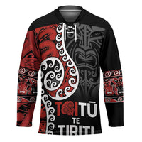 Honour The Treaty New Zealand Hockey Jersey Toitu Te Tiriti Ake Ake Ake - Polynesian Pride