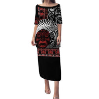 Honour The Treaty New Zealand Personalised Puletasi Toitu Te Tiriti Indigenous Maori Face