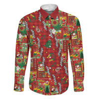 Mele Kalikimaka Pakalana Pikake Lei Family Matching Summer Maxi Dress and Hawaiian Shirt Hawaiian Rodeo Paniolo Omaomao Palaka - Polynesian Pride