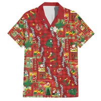 Mele Kalikimaka Pakalana Pikake Lei Family Matching Tank Maxi Dress and Hawaiian Shirt Hawaiian Rodeo Paniolo Omaomao Palaka - Polynesian Pride