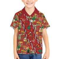 Mele Kalikimaka Pakalana Pikake Lei Hawaiian Shirt Hawaiian Rodeo Paniolo Omaomao Palaka - Polynesian Pride