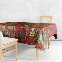 Mele Kalikimaka Pakalana Pikake Lei Tablecloth Hawaiian Rodeo Paniolo Omaomao Palaka - Polynesian Pride