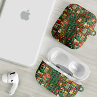 Mele Kalikimaka Pakalana Pikake Lei AirPods Case Hawaiian Rodeo Paniolo Ulaula Palaka - Polynesian Pride