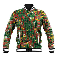 Mele Kalikimaka Pakalana Pikake Lei Baseball Jacket Hawaiian Rodeo Paniolo Ulaula Palaka LT9 Unisex Red - Polynesian Pride
