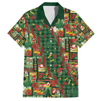 Mele Kalikimaka Pakalana Pikake Lei Family Matching Long Sleeve Bodycon Dress and Hawaiian Shirt Hawaiian Rodeo Paniolo Ulaula Palaka - Polynesian Pride