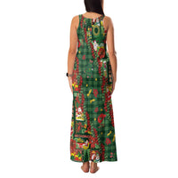 Mele Kalikimaka Pakalana Pikake Lei Family Matching Tank Maxi Dress and Hawaiian Shirt Hawaiian Rodeo Paniolo Ulaula Palaka - Polynesian Pride
