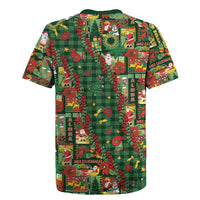 Mele Kalikimaka Pakalana Pikake Lei Rugby Jersey Hawaiian Rodeo Paniolo Ulaula Palaka - Polynesian Pride