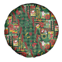 Mele Kalikimaka Pakalana Pikake Lei Spare Tire Cover Hawaiian Rodeo Paniolo Ulaula Palaka - Polynesian Pride