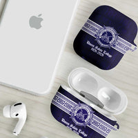 Tonga Queen Salote College 100 years AirPods Case QSC 1926-2026 Tongan Pattern LT9 - Polynesian Pride