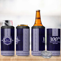 Tonga Queen Salote College 100 years 4 in 1 Can Cooler Tumbler QSC 1926-2026 Tongan Pattern