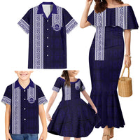 Tonga Queen Salote College 100 years Family Matching Mermaid Dress and Hawaiian Shirt QSC 1926-2026 Tongan Pattern