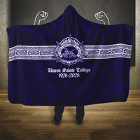 Tonga Queen Salote College 100 years Hooded Blanket QSC 1926-2026 Tongan Pattern