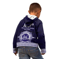 Tonga Queen Salote College 100 years Kid Hoodie QSC 1926-2026 Tongan Pattern