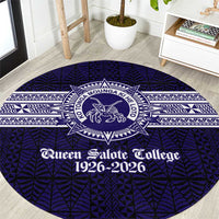 Tonga Queen Salote College 100 years Round Carpet QSC 1926-2026 Tongan Pattern