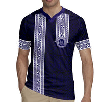 Tonga Queen Salote College 100 years Rugby Jersey QSC 1926-2026 Tongan Pattern LT9 - Polynesian Pride