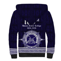 Tonga Queen Salote College 100 years Sherpa Hoodie QSC 1926-2026 Tongan Pattern LT9 - Polynesian Pride