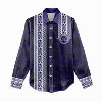 Tonga Queen Salote College 100 years Women Casual Shirt QSC 1926-2026 Tongan Pattern