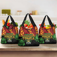 Personalised Tonga Emancipation Day Grocery Bag Puleanga Fakatui O Since 1970