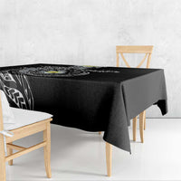 Aloha Hammerhead Shark Tablecloth Black Hawaiian Kakau Tribal Tattoo LT9 - Polynesian Pride