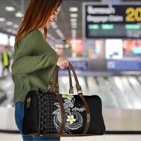 Aloha Hammerhead Shark Travel Bag Black Hawaiian Kakau Tribal Tattoo - Polynesian Pride