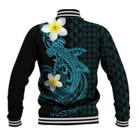 Aloha Hammerhead Shark Baseball Jacket Calypso Hawaiian Kakau Tribal Tattoo LT9 - Polynesian Pride