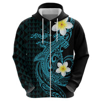 Aloha Hammerhead Shark Hoodie Calypso Hawaiian Kakau Tribal Tattoo