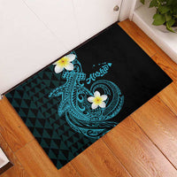 Aloha Hammerhead Shark Rubber Doormat Calypso Hawaiian Kakau Tribal Tattoo LT9 - Polynesian Pride