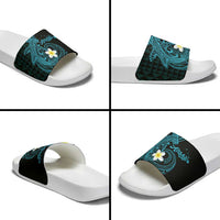 Aloha Hammerhead Shark Slide Sandals Calypso Hawaiian Kakau Tribal Tattoo LT9 - Polynesian Pride
