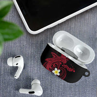 Aloha Hammerhead Shark AirPods Case Feverish Pink Hawaiian Kakau Tribal Tattoo LT9 - Polynesian Pride
