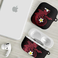 Aloha Hammerhead Shark AirPods Case Feverish Pink Hawaiian Kakau Tribal Tattoo LT9 - Polynesian Pride