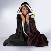 Aloha Hammerhead Shark Hooded Blanket Feverish Pink Hawaiian Kakau Tribal Tattoo LT9 - Polynesian Pride